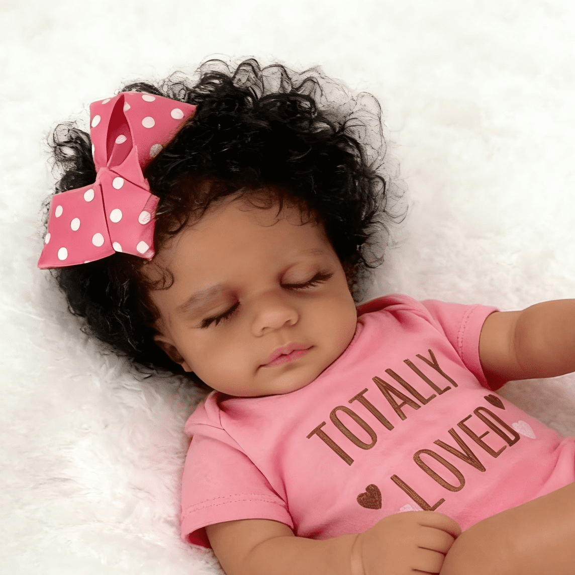 Dayoff Kids 19 Inch Lifelike Reborn Baby Dolls Black -Realistic Baby Doll With Clothes(No Accessories)For Kids Age 3+