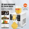 thumbnail image 2 of KFFKFF Commercial Snowflake Ice Machine, 276LBS/24H Snowflake Ice Maker, Stainless Steel Ice Shaver Machine, Electric Snow Cone Maker, Air Cooling System, 2 of 9