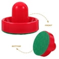 thumbnail image 4 of OUNONA Table Hockey Pushers Pucks Set ABS Red Replacement for Old Equipment Players, 4 of 7