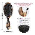 thumbnail image 6 of Halloween Pumpkin Doodle Pattern Hair Brush,Girls Detangling Hair Brush,Glide Through Tangles with Ease for Wet & Dry Hair,8.8"X2.8", 6 of 7