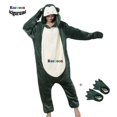 thumbnail image 1 of Extra Large XXL Men Anime Jumpsuits Pajamas Adult Zipper Flannel Cartoon Animal Cosplay Sleepwear Raccoon Kigurumi, 1 of 4