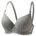 thumbnail image 2 of YHAJDS T Shirt Bra for Women Plus Size Thin Underwire Shaping Push Up Side Smoothing Lifting Everyday Bras, 2 of 3