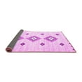 thumbnail image 2 of Ahgly Company Indoor Square Abstract Pink Contemporary Area Rugs, 4' Square, 2 of 4
