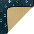 thumbnail image 5 of Dreamtimes Anchors Blue Kitchen Mats Washable Long Floor Runner Rug Non-Slip Fatigue Area Rugs Nautical Absorbent Doormat Cushioned for Farmhouse Home Bath Indoor Outdoor Decor 39"x20", 5 of 6