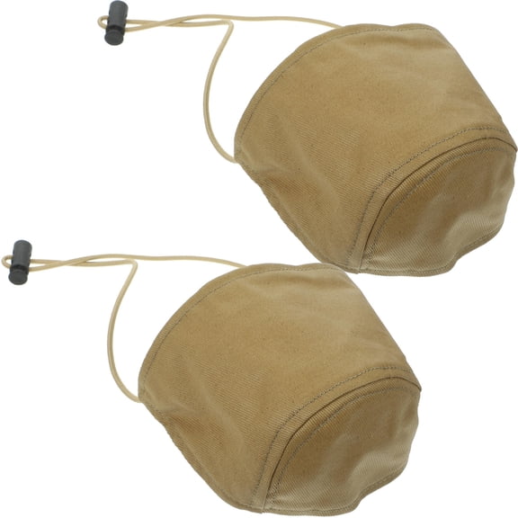 TEHAUX 2Pcs Anti-Wear Shoe Cover with Buckle and Plush Lining for Driving