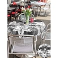 thumbnail image 5 of Outdoor Tablecloth with Umbrella Hole for Patio/Picnic/Party/Camping, Ocean Starfish Waterproof Table Cloth Round Cover Washable, Vintage Abstract Coastal Tie-dye Art Deep Gray (Dia 60"), 5 of 9