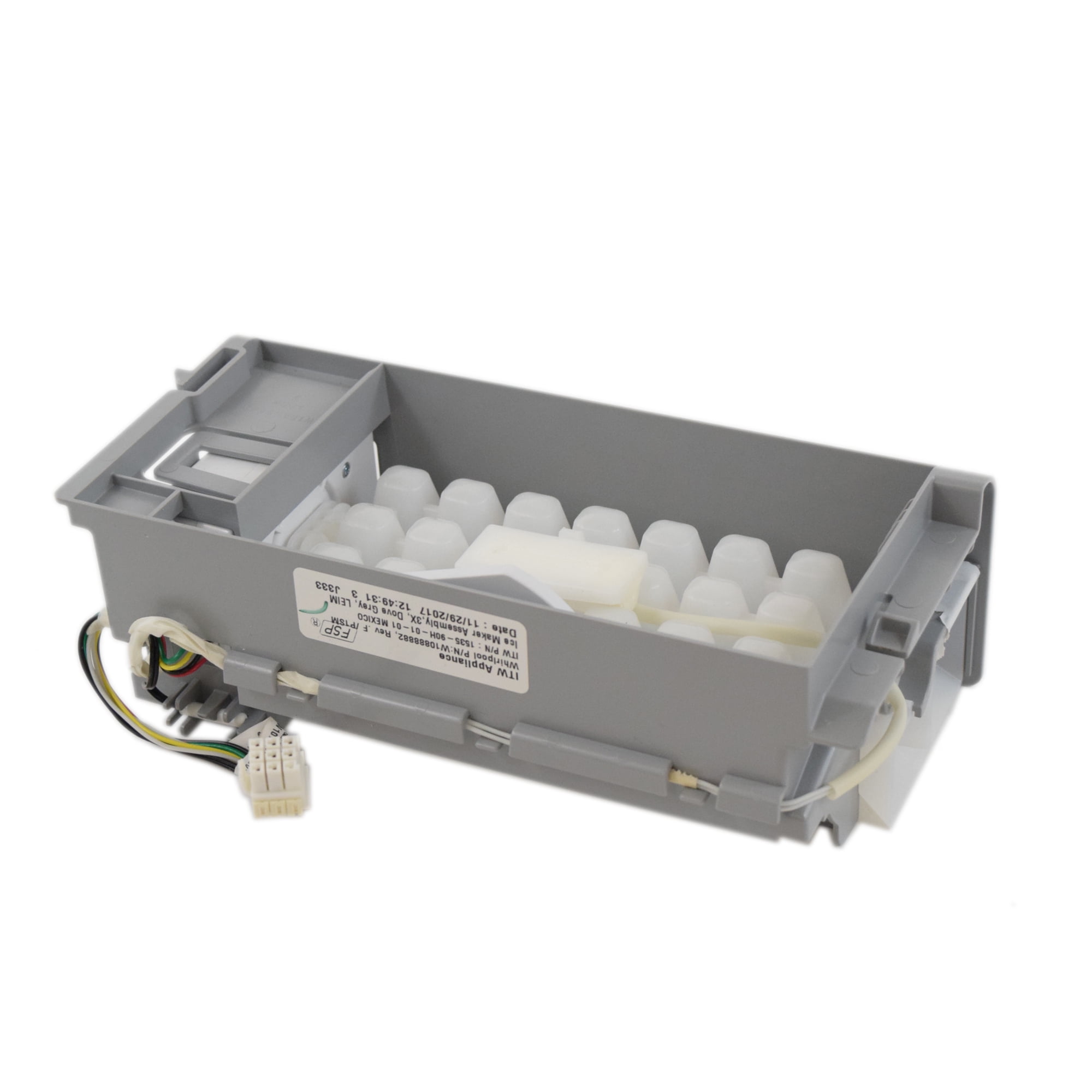Whirlpool W10908391 Refrigerator Ice Maker Assembly Genuine Original Equipment Manufacturer (OEM) Part