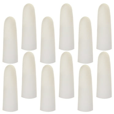 100 Pcs Anti-slip Finger Protectors Latex Gloves Large Clean Cots White Emulsion