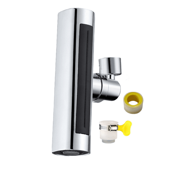 4 Modes Waterfall Bathroom Faucet Extenders 360° Spout Stream Sprayer Rainfall Sink Mixer Tap Nozzle Extension
