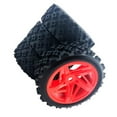 thumbnail image 4 of Dalazy 4 Ensembles de Roues et Pneus RC Accessoires pour DIY 1/10 1/18 144001 1/14 1/16 Rouge 71x26mm 5Set, 4 of 6