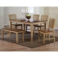 thumbnail image 2 of The Hamptons Collection 60” Brown Rectangular Dining Table, 2 of 3
