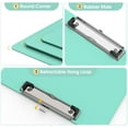 thumbnail image 2 of Plastic Clipboards1/ 2 Pack, A4 Clip Board 8.5x11 for Classroom, with Low Profile Clip, Office & School Supply ﻿, 2 of 7