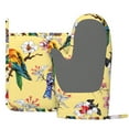 thumbnail image 3 of Disketp Beautiful Bright Birds And Flowers Oven Mitts And Potholders Bbq Gloves-Oven Mitts And Pot Holders With Recycled Infill Silicone Non-Slip Cooking Gloves For Cooking Baking Grilling, 3 of 9