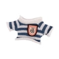 thumbnail image 4 of Ropa para muñecas de 7 pulgadas para niños, crea tu propio atuendo para muñecas, divertido suéter para muñecas. Rayas azules, 4 of 7