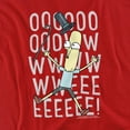 thumbnail image 2 of Rick and Morty Oowweeeee Women's T Shirt, Red, Large, 2 of 6