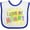 White and Royal, variant on Inktastic I Love My Mommy Sun and Rainbow Letters Boys or Girls Baby Bib