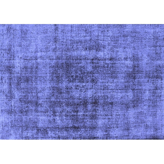 Ahgly Company Indoor Rectangle Oriental Blue Industrial Area Rugs, 2' x 3'