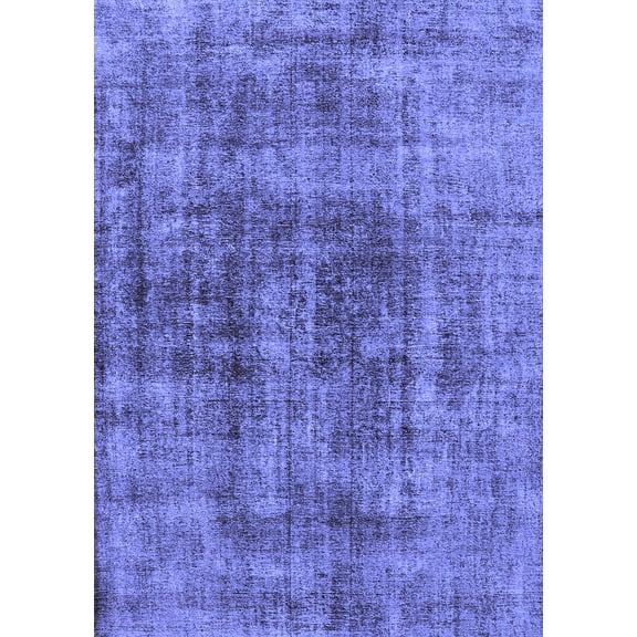 Ahgly Company Indoor Rectangle Oriental Blue Industrial Area Rugs, 2' x 5'