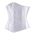 thumbnail image 3 of WMTBSRSW Underbust Corsets for Women Satin Corset Top Waist Trainer Fashion Bustier Cincher Corsets, 3 of 7