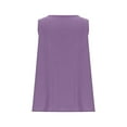 thumbnail image 5 of Womens Cotton Linen Tank Tops, Sleeveless Shirts for Women Summer Lightweight Casual Solid Color Crewneck Dressy Blouses with Pockets, 5 of 5