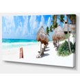 thumbnail image 2 of Caribbean Coast in Tulum Mexico - Modern Seascape Canvas Artwork, 2 of 3