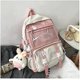 thumbnail image 3 of Mochila Kawaii con pin Kawaii y accesorios Mochila Linda mochila estética Linda mochila Kawaii para la escuela (rosa), 3 of 3