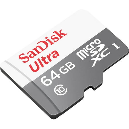 SanDisk サンディスク Ultra 64GB 100MB/s UHS-I Class 10 microSDXC Card SDSQUNR-064G-GN3MN  [海外リテール品] 一年保証