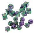 thumbnail image 1 of de Dados de 20 Piezas D20 D6 para Mazmorras Y Dragones Y s de , Y DnD, Matemáticas Y (, Morado), 1 of 9