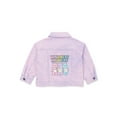 thumbnail image 2 of Care Bears Baby and Toddler Girls' Graphic Denim Jacket, Sizes 12M-5T, 2 of 9