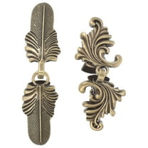 SEWCHICS Metal Sweater Closure Clips Retro Style 2 Pieces Knitwear Fasteners for Cardigans and