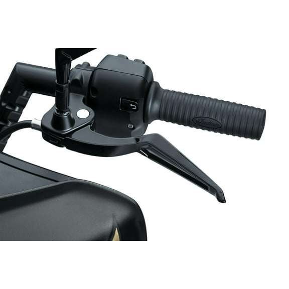 Kuryakyn 5777 Motorcycle Handlebar Accessory: Phantom Clutch and Brake Trigger Levers for 2018-19 Indian Motorcycles, Gloss Black, 1 Pair