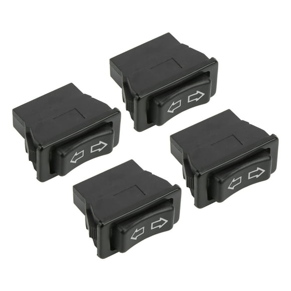 Interruptor de elevación de vidrio de pasador, 4 piezas, interruptor de elevación de vidrio de ventana eléctrica de 5 pines, interruptor de accionamiento de ventana, estética elegante