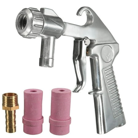 Ceramic Sandblaster - Sandblaster Air Siphon Feed Blast Nozzle Ceramic Tips Abrasive Sand Blasting