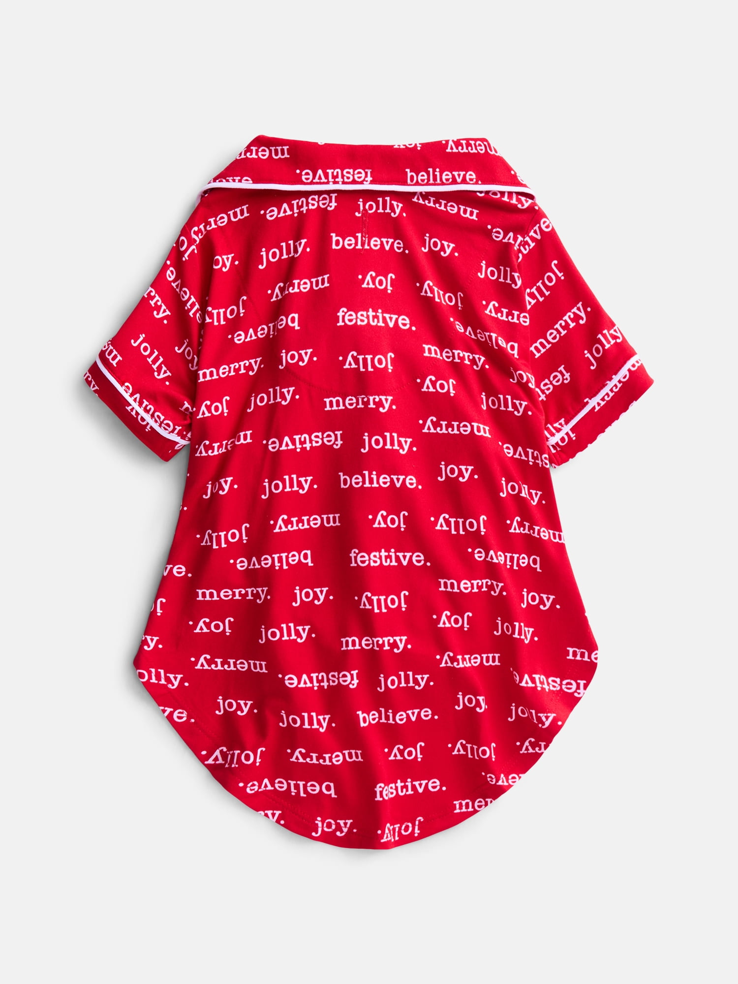 Holiday Time Matching Family Sleepwear Pet Pajama Top, Sizes XS-2XL