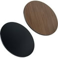 thumbnail image 5 of SUDICA 35.43" Round Walnut & Black Double-Sided MDF Table Top, Reversible Dining Table Surface for Kitchen, Restaurant, or Café, 5 of 10