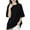Black, variant on cocolona Womens Summer Basic Cotton T-shirts Crew Neck Short Sleeve Pullover Tops Fashion Casual Loose Tees S-3XL