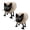 Cat 2pcs, variant on Dserhfy Animal Toilet Paper Holder Freestanding Cartoon Sheep Toilet Roll Holder 3D Printed Pig Cat Loo Roll Holder for Bathroom Decor Tissue Roll Storage