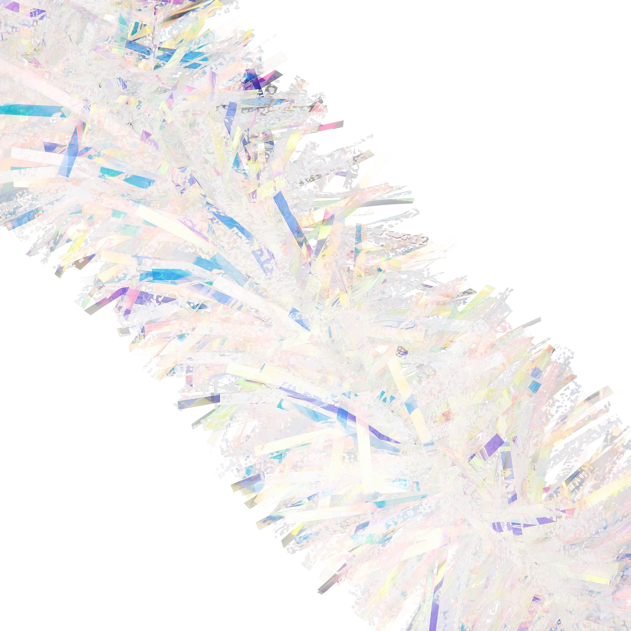 Chunky Tinsel Christmas Garland, Iridescent, 6', by Holiday Time