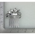 thumbnail image 4 of Faship Gorgeous Green Rhinestone Crystal Floral Hair Comb, 4 of 4