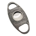 thumbnail image 1 of 1 Pcs Double Blades Craving Pocket Bronze Cigar Cutter Knife Scissor Cutting Tool, 1 of 10