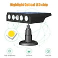 thumbnail image 5 of Outdoor Solar Wall Light with Motion Sensor | LED Waterproof IP65 | Black Plastic | 2 Lighting Modes (Warm/White) | 1500mAh Battery | For Garden, Yard, Porch, Garage | 1 Pack | 13.4x3x11.4cm, 5 of 9