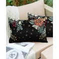 thumbnail image 6 of Boho Floral Throw Pillow Cover,Tropical Plant Modern Abstract Colorful Flower Rectangle Decorative Pillow Case Protector Soft Cushion Cover Lumbar Pillowcase for Couch Sofa Bedroom Decor 12x20 Inch, 6 of 8