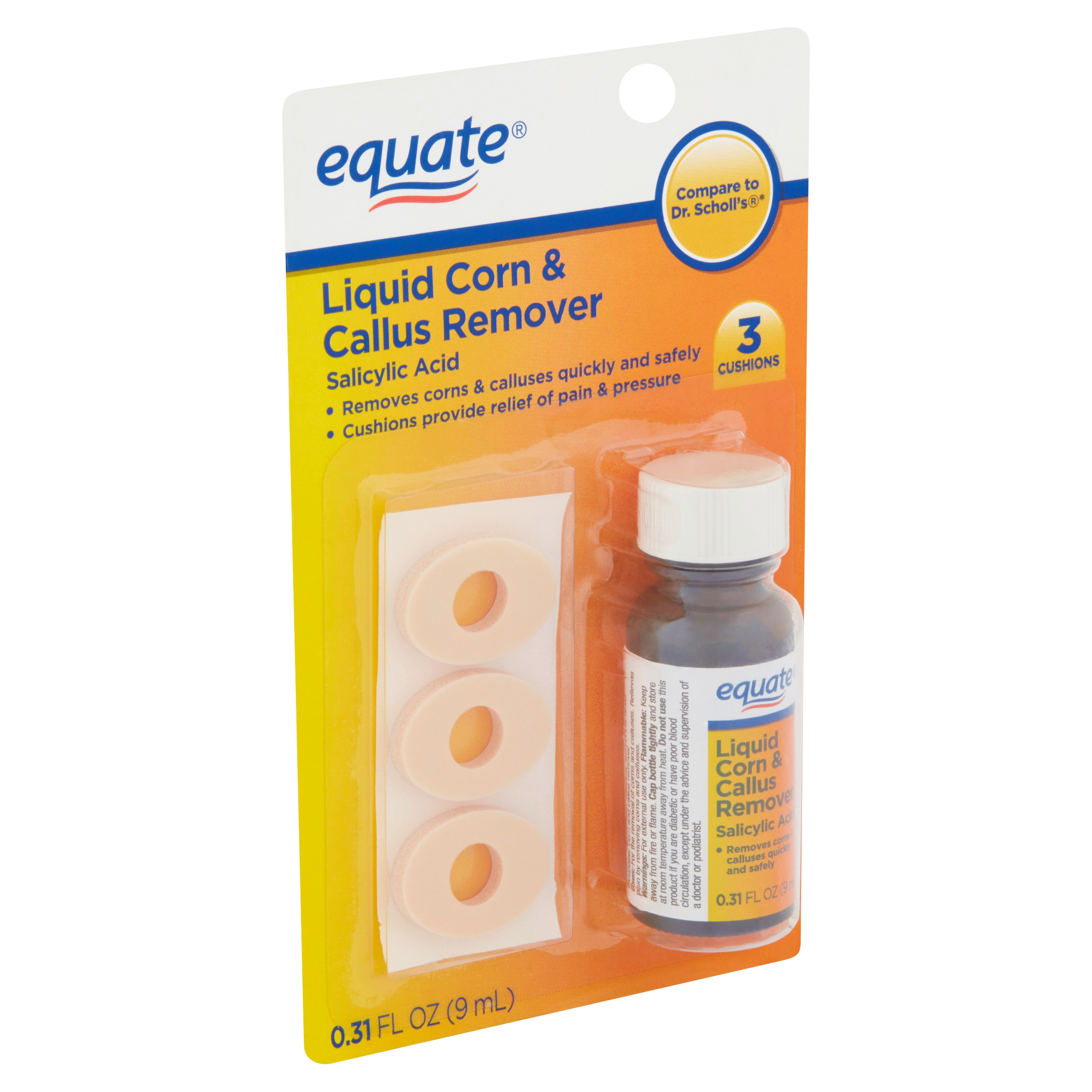 Equate Liquid Corn & Callus Remover with Cushions