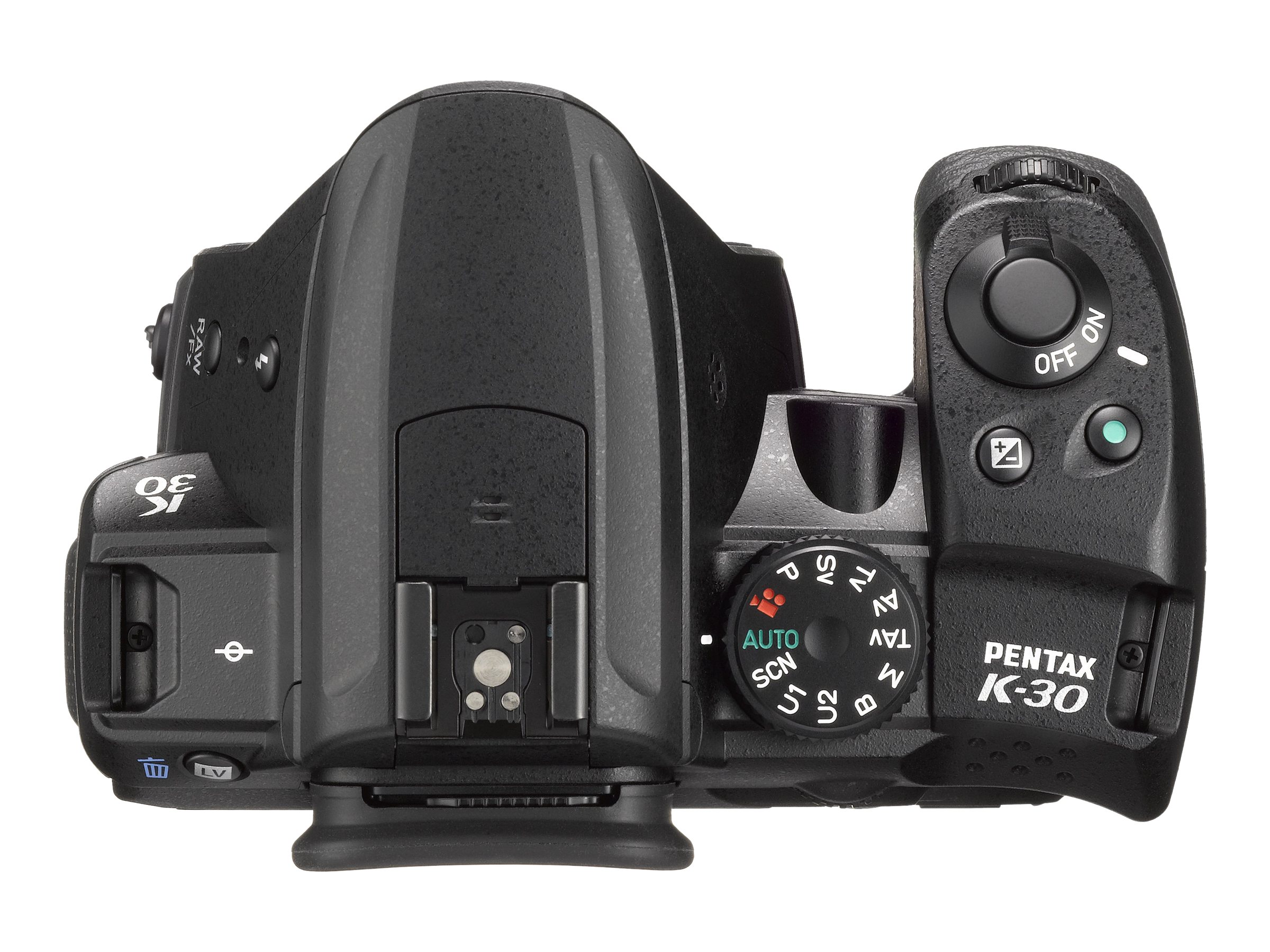 Pentax K-30 Weather-Sealed 16 MP CMOS Digital SLR with 18-55mm Lens (Black) - image 2 of 3
