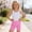 Pink, variant on Kids Girls Soft Biker Shorts Elastic Waist Basic Solid Shorts Breathable Shorts for Daily Wear Gym Sports Yellow 9-10 Years