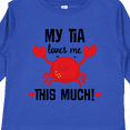 thumbnail image 4 of Inktastic My Tia Loves Me Nephew Boys or Girls Long Sleeve Toddler T-Shirt, 4 of 5