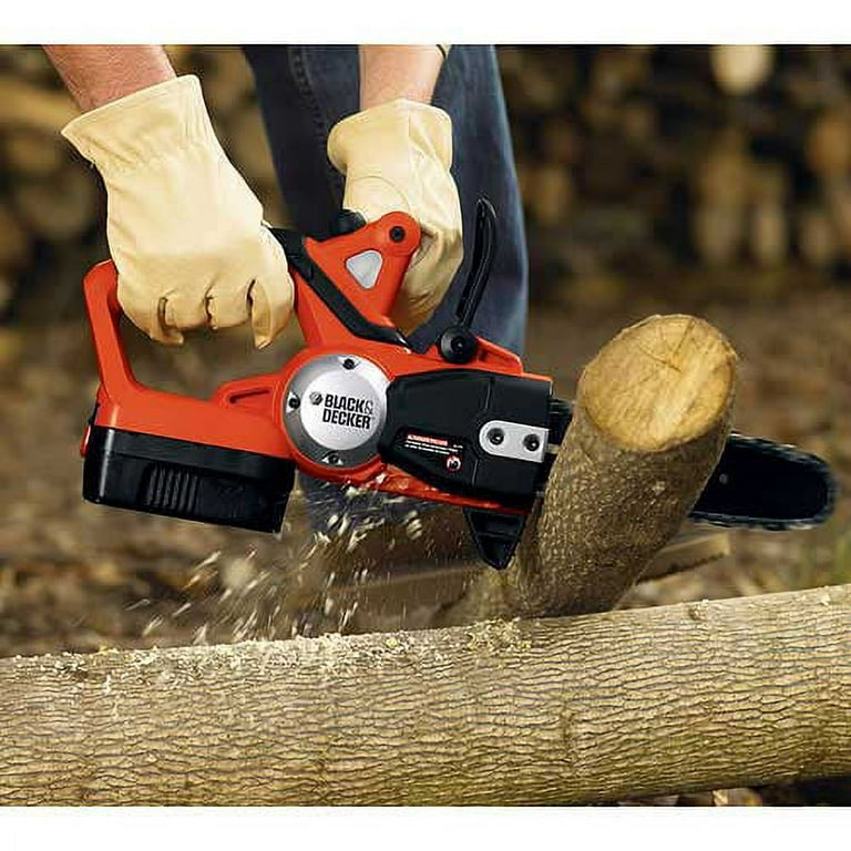 BLACK + DECKER Corded Pole chain saw. Setting up & Review. 