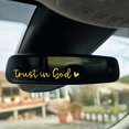 thumbnail image 3 of Soumake 2Pcs Car Rear View Mirror Stickers Self Adhesive Strong Stickiness Simple Installation Car Window Stickers Interior Accessories, 3 of 7