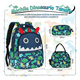 thumbnail image 2 of Mochila Niños 3piezas Con Lonchera Y Lapicera estampado Belug,  Verde Azul, 2 of 5