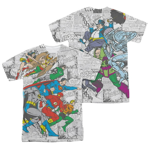 Dc - Face Off (Front/Back Print) - Short Sleeve Shirt - XXX-Large
